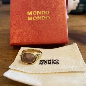 Mondo Mondo Wonderful Ring with lavender stone.
